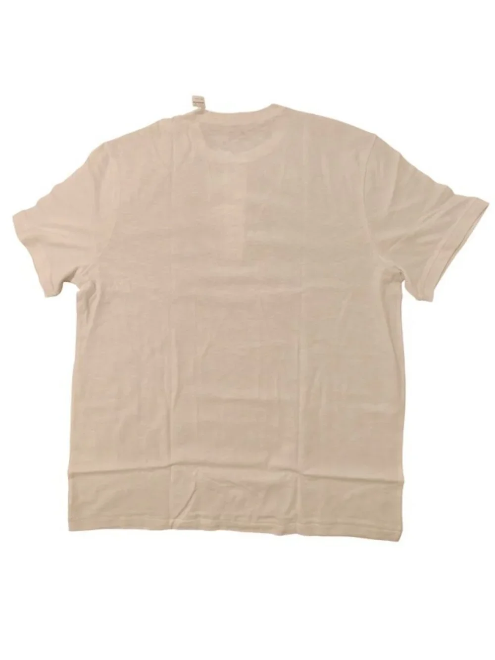 J. Crew Men's Garment Dyed White XL Short Sleeve Henley Shirt 100 Cotton New